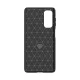 Flexible Carbon Pattern Case for Samsung Galaxy M54, Black
