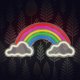 Rainbow in Clouds LED Neon Sign Wall Light FPNE32 Forever Light, Multicolor