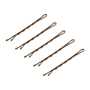 Metal Hair Bobby Pins E-57 5.6 cm, 120 Pcs, Gold