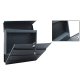 Modernhome HPB932-7 Mailbox with Newspaper Holder, Galvanized Steel, Anthracite