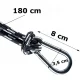 Hammock Fastening Set with Rope and Carabiner