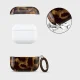 Tech-Protect Lamano AirPods Pro 1 / 2 Case with Carabiner, Black / Brown