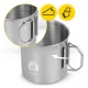 Mountain Goat Stainless Steel Camping Mug 350 ml
