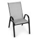 Dārza krēslu komplekts MultiGarden 2 gab. terasei, gaiši pelēks
