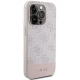 Guess 4G Stripe Collection case for iPhone 15 Pro - pink