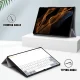 Samsung Galaxy Tab S9 Ultra (SM-X910, SM-X916B) Tri-fold Stand Design Leather Case Cover, Grey