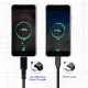 USB-C to USB-C Cable Maclean MCE492, 100W, PD, 10 Gbps, 5A, 2m, Black