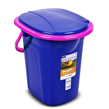 GreenBlue GB320BR Portable Toilet, 19L, Navy/Pink