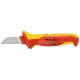 Cable Knife KNIPEX 98 52, 50 mm Blade, Red/Yellow