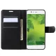 Huawei P10 2017 (VTR-L29) Litchi Texture Wallet Leather Mobile Phone Cover Case, Black