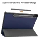 Samsung Galaxy Tab S9 (SM-X710, SM-X716B) Trifold Stand PU Leather Cover Case, Blue