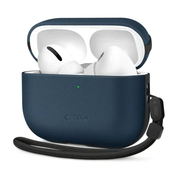 Ausinių dėklas Tech-Protect NaturalFit, AirPods Pro 3, tamsiai mėlynas