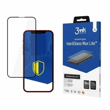 Apple iPhone 13 / 13 Pro Black 3MK Hard Glass Max Lite Tempered Fullscreen Protector