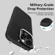 Tech-Protect Ion Carbon MagSafe Case for Samsung Galaxy S25 Ultra, Black