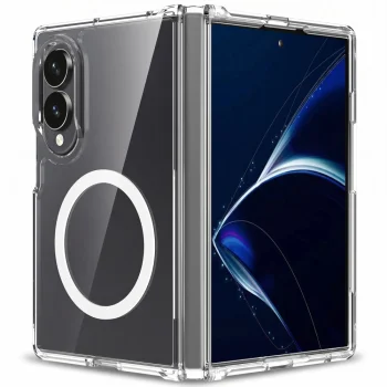 Tech-Protect FlexAir Hybrid MagSafe Case for Samsung Galaxy Z Fold 8, Transparent