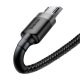 Micro USB Cable Baseus Cafule 2.4A 1m Gray/Black