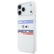BMW M Silicon Horizontal Line MagSafe Phone Case Cover iPhone 17 Pro Max - White