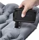 TRIZAND 00020790 Battery-Powered Air Pump for Mattresses, Black