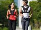 Reflective Running Vest with Phone Holder, Black