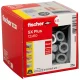 Fischer SX Plus 12x60 Expansion Plugs, 25 pcs., Grey