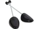 Spring Shoe Stretchers, Anti-Creasing, 2 pcs, Black, 37-42 Size