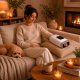 Kaden Wireless Compression Hand Massager, 4 Modes, Heating, 8W