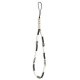 Guess Heishi Beads Phone Strap GUSTBCKH Black/White