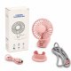 Mini USB Fan, Handheld and Desktop, Pink