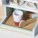 Kids Wooden Cafe and Confectionery Play Set with Coffee Machine