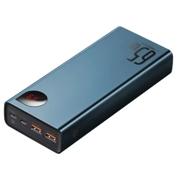 Baseus Adaman power bank 2x USB / 1x USB Type C / 1x micro USB 20000mAh 65W Quick Charge 4.0 Power Delivery blue...