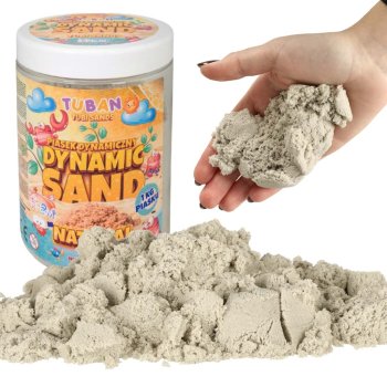 TUBAN Dynamic Kinetic Magic Sand in a Jar 1 kg, Beige