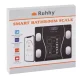 Ruhhy 00022525 Smart Body Scale with Bluetooth, Black