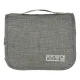 Hanging Travel Toiletry Bag Foldable Cosmetics Organizer, Grey