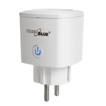 Greenblue GB720 F Smart WiFi Plug, 3680W, Android/iOS/Alexa/Google Home