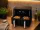 Air Fryer 15L 2400W Dual Basket, 6 Modes, Black