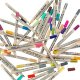Acrylic Markers for Fabrics Ceramics Glass, 48 Pcs