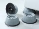 Anti-Vibration Pads for Washing Machines and Dryers 4 Pack, Grey
