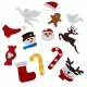 LED Felt Christmas Tree with 21 Ornaments, DIY Wall Hanging Decoration