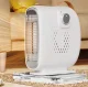 Portable Mini Electric Fan Heater 500W, White