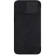 Nillkin Qin Leather Pro Flip Case for iPhone 14 Plus with Camera Cover, Black