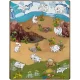 Ricokids RK-344 Foam Coloring Mat, Roll-up, 120 x 90 x 0.3 cm