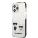Karl Lagerfeld iPhone 13 Pro / 13 Hardcase Karl & Choupette White