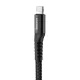 USB to Lightning Cable Baseus Fish Eye Spring 1m 2A Black
