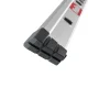 Hailo Master D100 Double-Sided Stepladder, 2x6 Steps, Silver