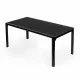Multigarden Garden Table, 180x90 cm, 8-Seater, Black