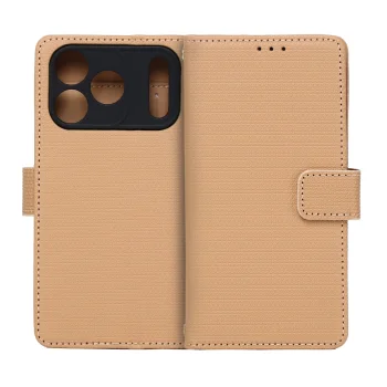 TFO Smart Triangle Wallet Case for iPhone 17 Pro 6.3", Brown