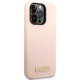 Guess Silicone Case for iPhone 14 Pro Max GUHMP14XSBPLP Pink