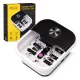 4Fizjo 1544 LITE Foldable Foot Spa Massager, White/Black