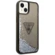 Guess Liquid Glitter Palm Case for iPhone 14 Plus Black