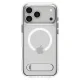 Spigen Ultra Hybrid S Mag Case for iPhone 17 Pro, Clear/White